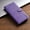 Purple, variant on Classic Retro Solid Color Series with Card Slots and Stand Function PU Leather Phone Case For iPhone 16