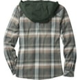 thumbnail image 2 of Legendary Whitetails Women's Lumber Jane Heavyweight Hooded Stretch Flannel Shirt, 2 of 4