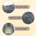 thumbnail image 2 of Smile Face Slippers for Women Men Winter Warm House Shoes Non-Slip TPR Soft Sole Slippers Home Socks Shoes, 2 of 6