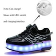 thumbnail image 2 of YAZI Kids Roller Shoes Boy Girl Sneakers with Wheels Become Sport Sneaker with Led for Christmas Birthday Children Show Gift, 2 of 17