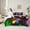 Multicolor, variant on Erosebridal Video Game Bedding Sets Twin Size,Neon Gamepads Comforter Sets with Sheets,Watercolor Splash Bed in a Bag Twin size,Breathable Abstract Bedroom Decoration,Reversible,7pcs