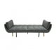thumbnail image 3 of Sofá Cama 3 Plazas Buher Relan con Diseño Capitoné Gris, 3 of 10