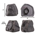 thumbnail image 6 of OSD RX550 5.25" 100W Outdoor Weather-Resistant Rock Speaker Pair, Slate, 6 of 6