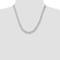 thumbnail image 6 of Auriga Fine Jewelry 925 Sterling Silver Rhodium-plated 6.5 mm Flat Anchor Chain Necklace for Women 20", 6 of 7