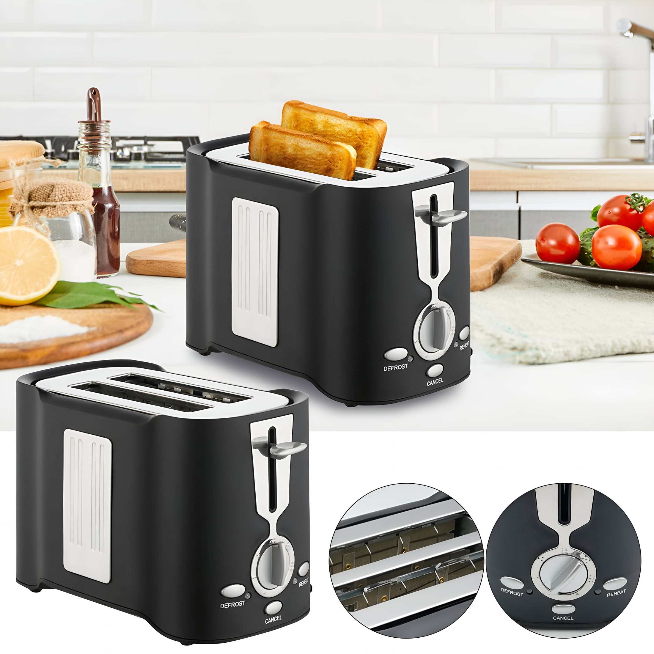 HIBIBUD 2026 New Breakfast Toaster Spit Driver Light Food Crossborder Bread Maker Household 110V Toaster Oven Toaster for Home,Kitchen,Office