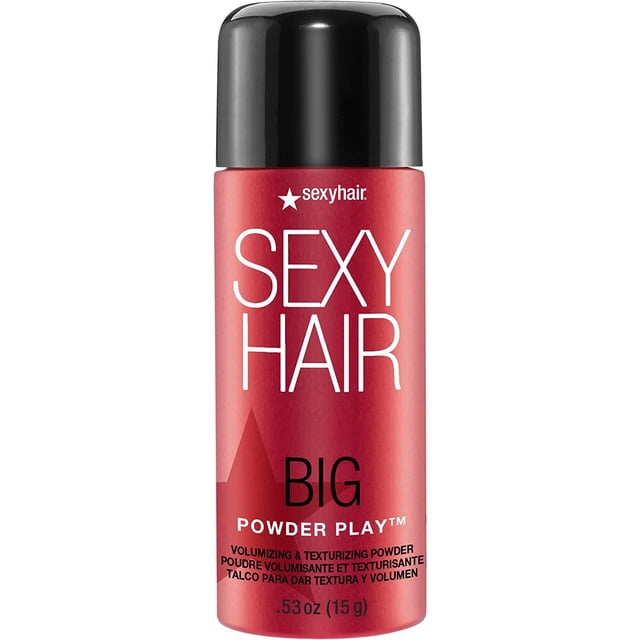 SexyHair Big Powder Play Polvo Voluminizador y Texturizante| Transparente en el cabello | Sin fragancia | Elevación instantánea | 15 g