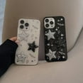 thumbnail image 3 of Bling Glitter 3D Stars Diamond Phone Case Compatible with iPhone Case (Clear,iPhone 11 Pro), 3 of 7