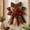 A, variant on Festive Quilted Christmas Door Hanging DIY Sewing Kit, Cardinal Patchwork Decor with Fabric, Batting, Thread and Instructions