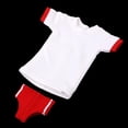 thumbnail image 1 of ropa para deportiva para Mujer 1/6, Camiseta Y Blancas Y Rojas para Juguetes Calientes de HT, PH, , CY, Cuerpo perfke Camisetas de manga corta de verano, 1 of 9