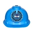 thumbnail image 2 of Casque Rigide de Construction avec Ventilateur, Épaissi, Casque de Sécurité Rigide Multifonction Bleu, 2 of 9