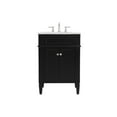 thumbnail image 3 of 24 inch single bathroom vanity in Black, 3 of 8
