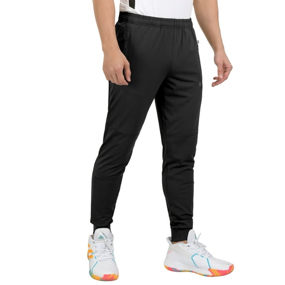 Little Donkey Andy Men's Lightweight Jogger Pants Workout Running Athletic Training Gym Pants Black S