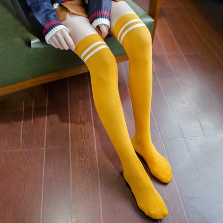 

GXSR Over Knee Thigh Socks Knee-High Warm Stocking Women Boot Sock Leg Warmer High Socks for Daily Wear Cosplay