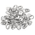 thumbnail image 1 of 40uds D Anillo Amarre Anclaje 3mm Diámetro para Remolque Plateado Tono, 1 of 6