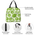 thumbnail image 4 of Fotbe Green Various Lemons Bolsa Térmica con Estampado y Forro de Aluminio Grueso Bolsa de Almuerzo con Bolsillo Frontal para Hombres y Mujeres, Ideal para Trabajo, Escuela, 4 of 8
