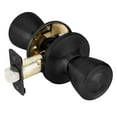 thumbnail image 5 of Brinks Non-Locking Passage Tulip Style Doorknob, Matte Black Finish, 5 of 14