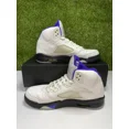 thumbnail image 2 of Ni - ke Air Jordan 5 Concord Retro Size 11 Mens White Purple Sneakers 2022 DD0587-141, 2 of 5