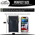 thumbnail image 5 of Classico Small Crossbody Phone Purse for Women - Crossbody Bag Wallet for Phone, Cards, Accessories, 5 of 6