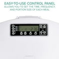 thumbnail image 5 of Arf Pets Automatic Pet Feeder Food Dispenser for Dogs, Cats & Small Animals – Features Voice Recorder, Portion Control & Voice Recording – Timer Programmable Up to 4 Meals a Day, 5 of 7