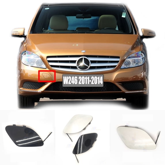 Trimla Front Tow Cover 11-14 for Mercedes-Benz B-class W246 B150 B160 B170 B180 B200 2012 2013 2014 bumper Hook Eye Cap A2468850022
