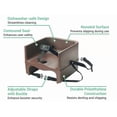 thumbnail image 2 of Foster Single Height Child Booster Seat with Safety Strap – Durable Plastic, Brown, Stackable for Restaurants & Foodservice, 2 of 4