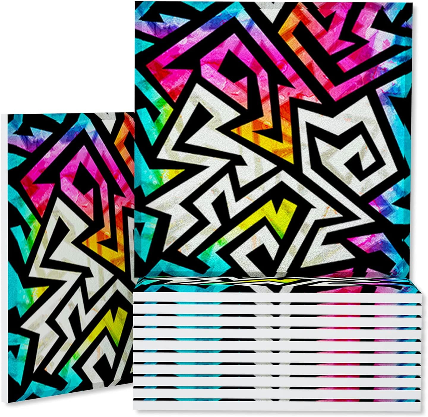 BUBOS 12 Pack Art Acoustic Panels Soundproof Wall Panels,Sound