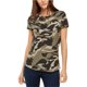 thumbnail image 1 of INC - Camiseta básica de camuflaje para mujer, verde, XXL I-N-C Camiseta básica, 1 of 1