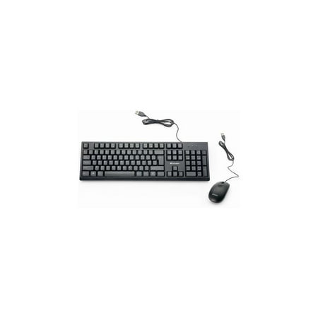 UPC: 0023942707349 | Verbatim 70734 Universal Wired Keyboard and Mouse Black 70734