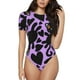 thumbnail image 1 of Fotbe Cartoon Black Cats Body de Mujer con Cuello Redondo y Mangas Cortas, Sin Mangas Ajustado, Suave, Cómodo y Básico-Medium, 1 of 7
