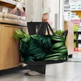 thumbnail image 6 of Tropical Jungle Palm Leaves Large Capacity Reusable Foldable Oxford Cloth Easter Basket Tote Bag Shopping Bags Decorative Box, 6 of 7
