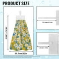 thumbnail image 7 of ZIATUBLE Daisy Hanging Hand Towels Soft Hand Towels for Kitchen Absorbent Bathroom Hand Bath Towel with Snap Button Kitchen Hand Towels and Washcloths Elastic Hanging Tie Towels, 7 of 7