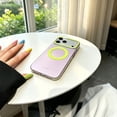 thumbnail image 3 of Magnetic For iPhone 17 Pro Phone Case,Compatible with Wireless Charging,Vibrant Two-color Contrasting Design,Anti-Scratch Shockproof Anti-fall Drop protection,Thin Fit Phone Case,D, 3 of 7