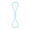 Light Blue, variant on Koiauber Figure 8 Fitness Resistance Band Silicone Men Women Arm Shoulder Stretch Strength Training Exercise Elastic Strap Tension Rope