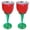 2pcs, variant on Wine Glass Rose Flower Leaf Shape Wine Cups for Cocktails Beverages Restaurants Coffee Bars