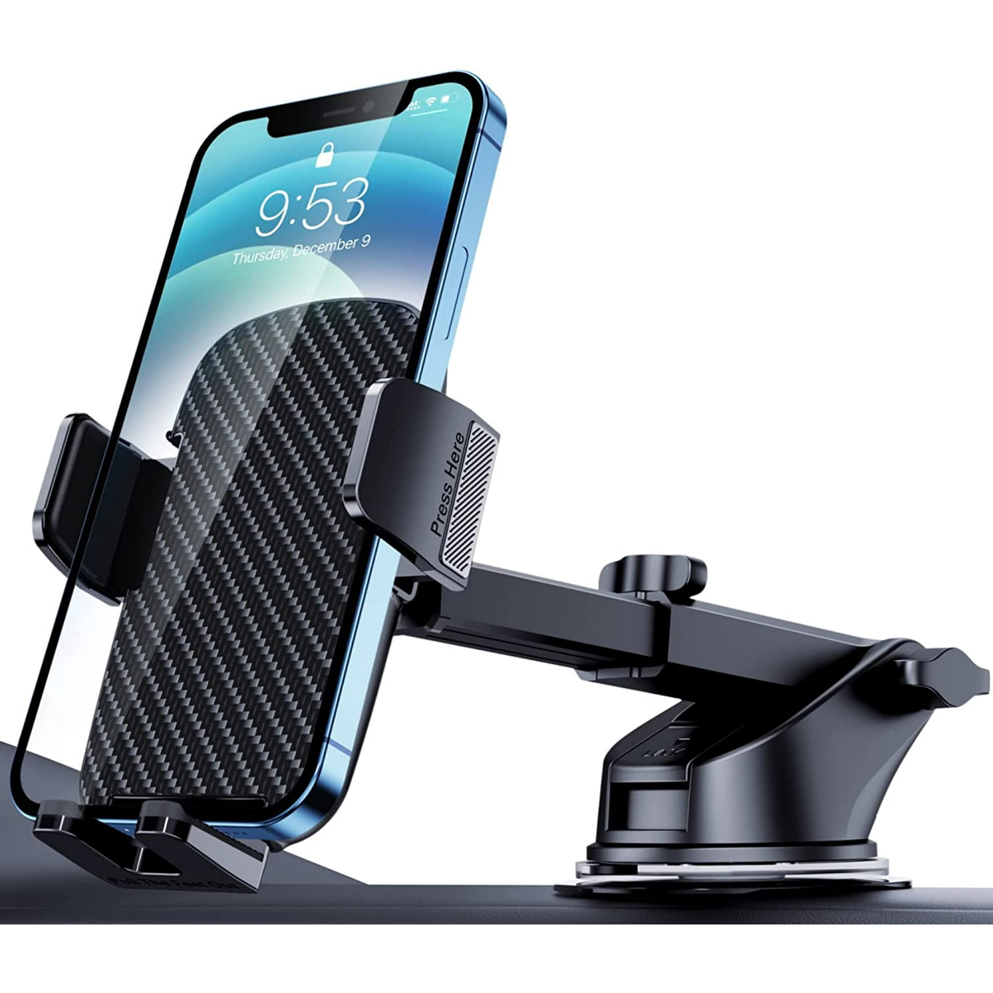 Hhhc Phone Holder For Car military Grade Suction Phone Stand For Car Phone Holder Mount super Stable Automobile Cell Phone Holder Car Mount For Ip