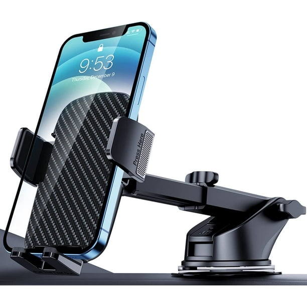 Phone Holder for Car Military Grade Suction Phone Stand for Car