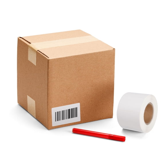 LOLIPPYY Thermal Label Roll White Self Adhesive Labels for Printing and Packaging Use