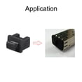 thumbnail image 3 of Tapa de silicona anti-polvo para SFP negra 5 pcs, 3 of 4