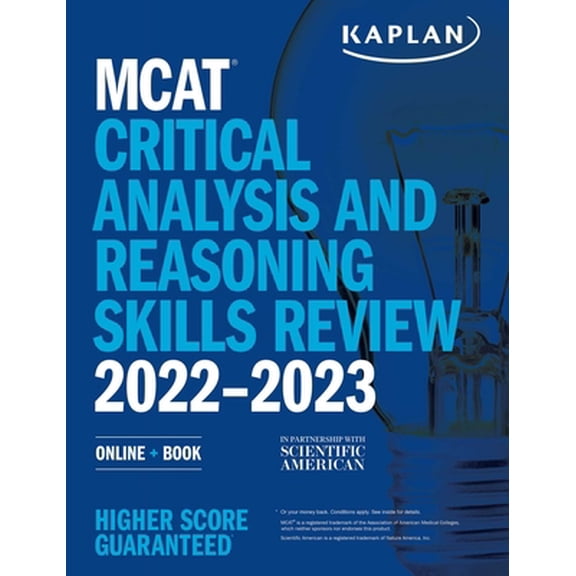 Pre-Owned MCAT Critical Analysis and Reasoning Skills Review 2022-2023: Online   Book (Paperback) 1506276717 9781506276717