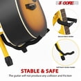 thumbnail image 2 of Guitar Stool with Backrest, Foldable Padded Chair 3.15" Thick Seat, Built-in Guitar Neck Rest & Foot Rest, Heavy Duty 350 lb Capacity, 2 of 7