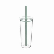 Wooowa Straw Cup with Lid - Portable Drinkware for Smoothies Juices Iced Drinks, Hot Selling for Daily & On-the-Go Use