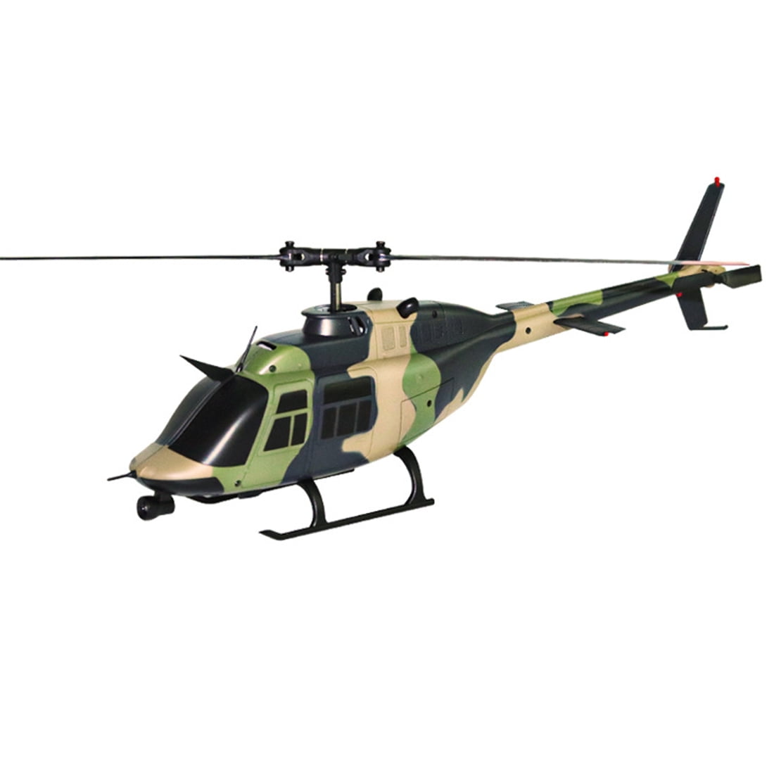 RC ERA C138 Bell 206 RC Helicopter for Adults, 1/33 Scale 2.4G 6CH Single Rotor RC Helicopter with Altitude Hold & Optical Flow Positioning - RTF