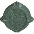 thumbnail image 3 of Ekena Millwork 26 3/8"W x 17 1/4"H x 1 3/4"P Marcella Ceiling Medallion (Fits Canopies up to 3"), Hand-Painted Cloud Burst, 3 of 4