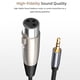 thumbnail image 5 of Kuymtek Cable Jack de 3,5 mm a XLR Cable de audio macho a hembra de 1,5 m para micrófonos mezcladores PC, 5 of 9