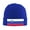 Blue, variant on Flag Of Slovenia Winter Beanie Hats for Men Women Warm Cozy Knitted Cuffed Skull Cap Deep Heather