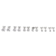 thumbnail image 2 of Pendientes de cristal zirconia Sunnimix 6 Pares Acero Inoxidable Para mujer, 2 of 8