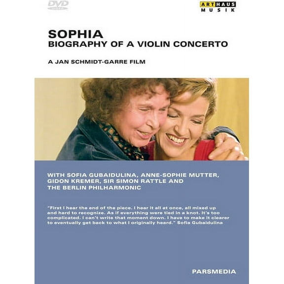 Sophia: Biography of a Violin Concerto (DVD), Arthaus Musik, Documentary