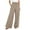 Khaki, variant on vigerkar Summer Wide Leg Linen Pants Women with Pockets High Waist Drawstring Loose Casual Palazzo Lounge Pants Women Dark Blue, L