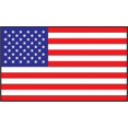 thumbnail image 1 of 4" x 6" United States Soft Polyester Flag Banner, 1 of 1