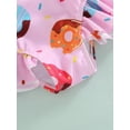 thumbnail image 5 of Toddler Baby Girl One Piece Swimsuit Floral Strap Sleeveless Bathing Suit Backless Ruffles Swimwear Kids Summer Beach Wear, 5 of 7